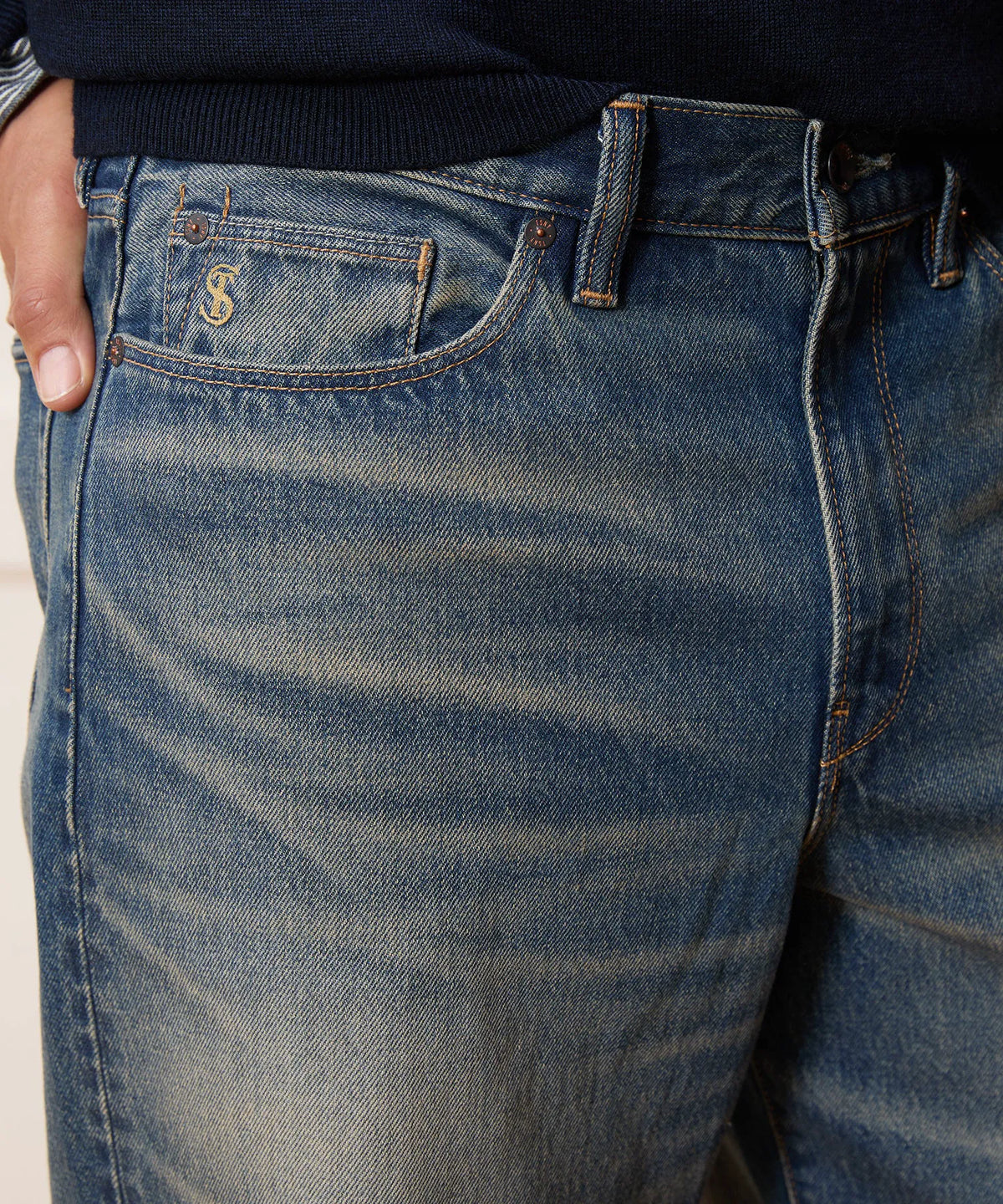 Worn Dark Indigo