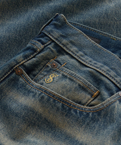 Worn Dark Indigo