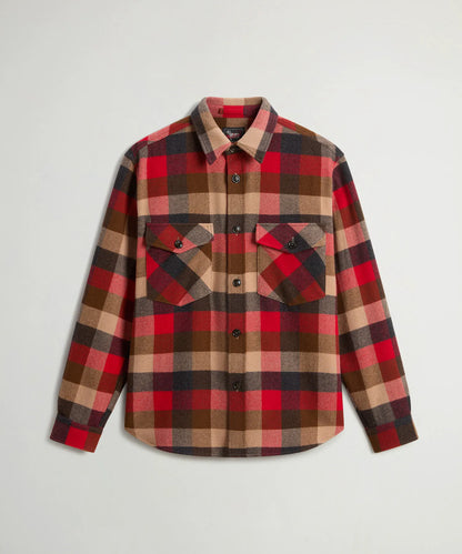 Red Grey Check