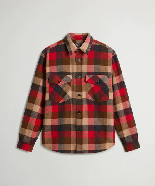 Red Grey Check