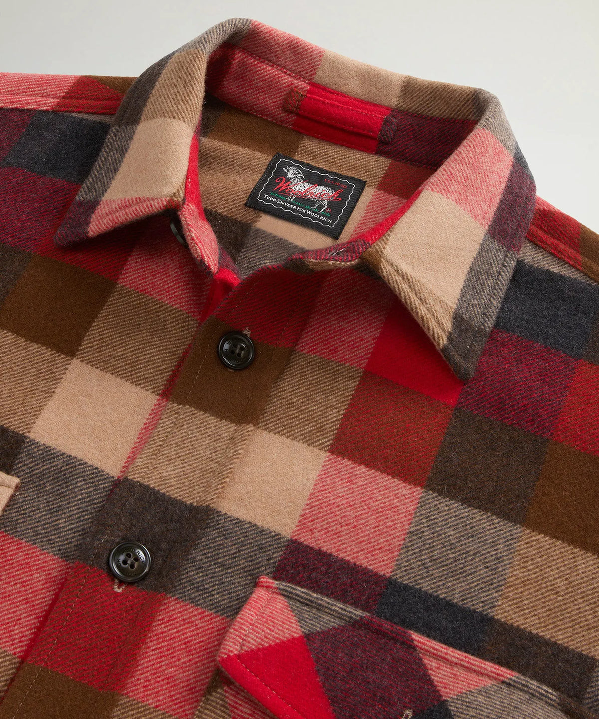Red Grey Check