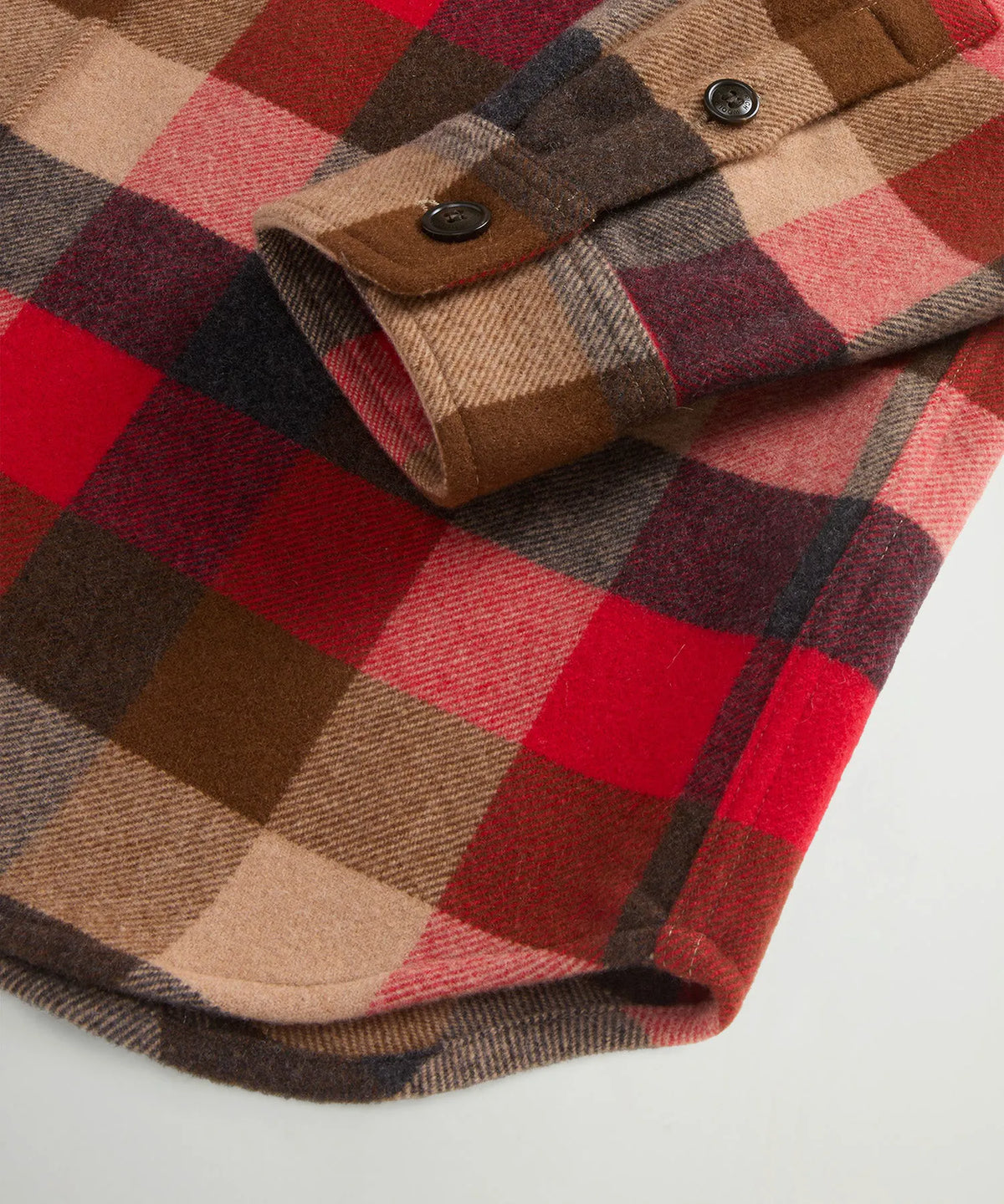 Red Grey Check