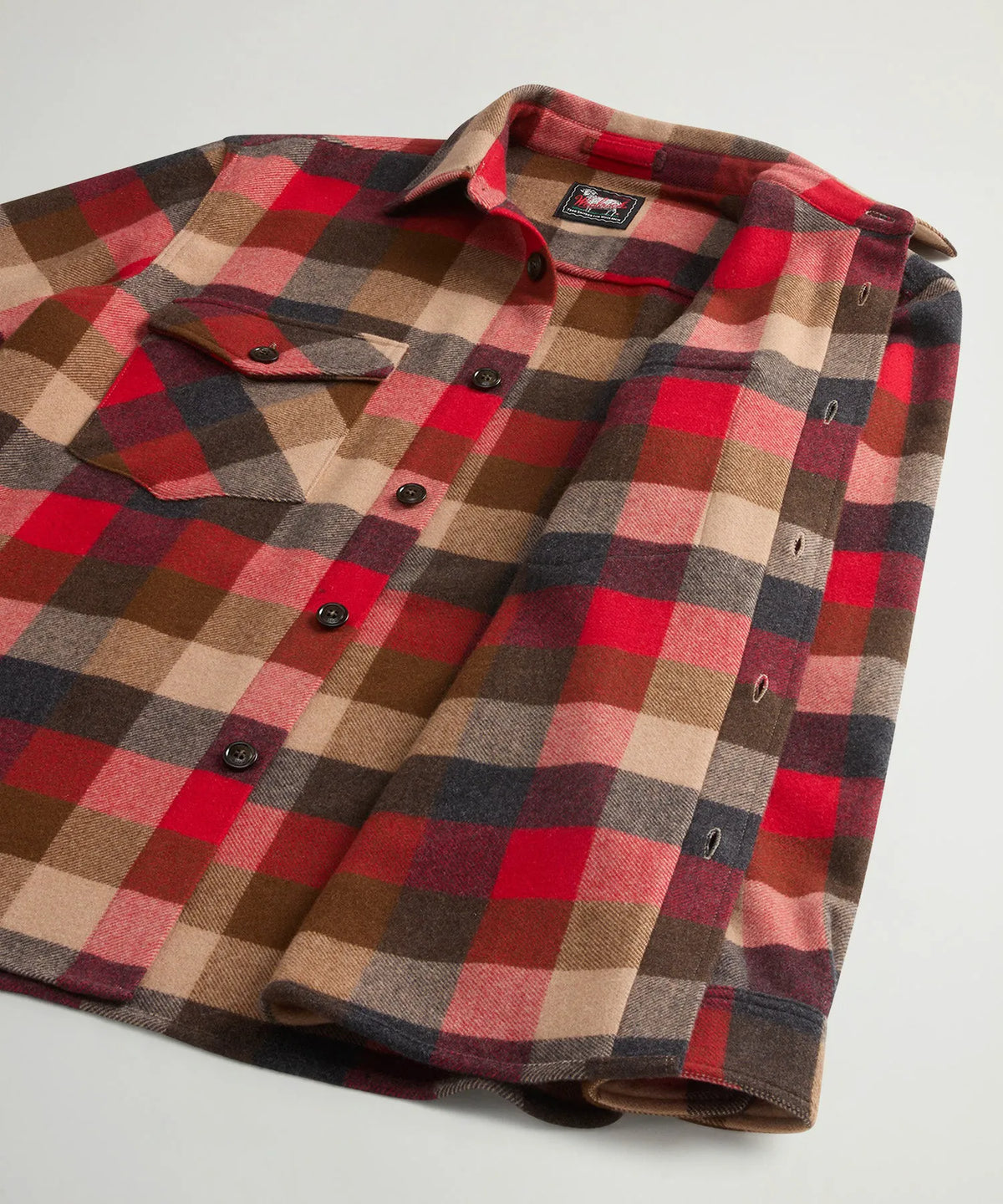Red Grey Check