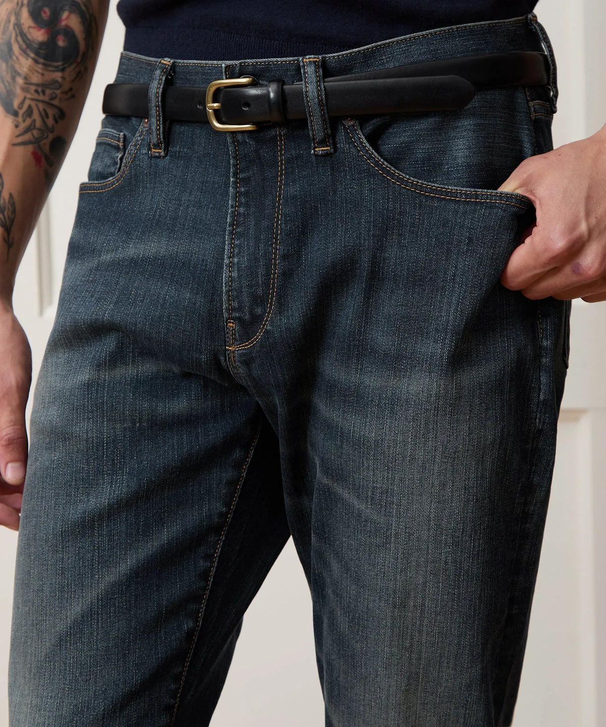 Dark Indigo Worn Wash