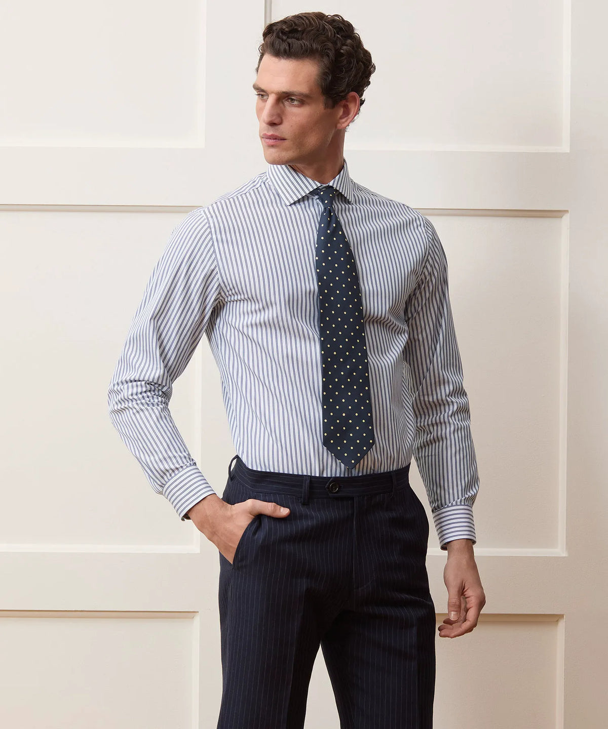 Blue University Stripe