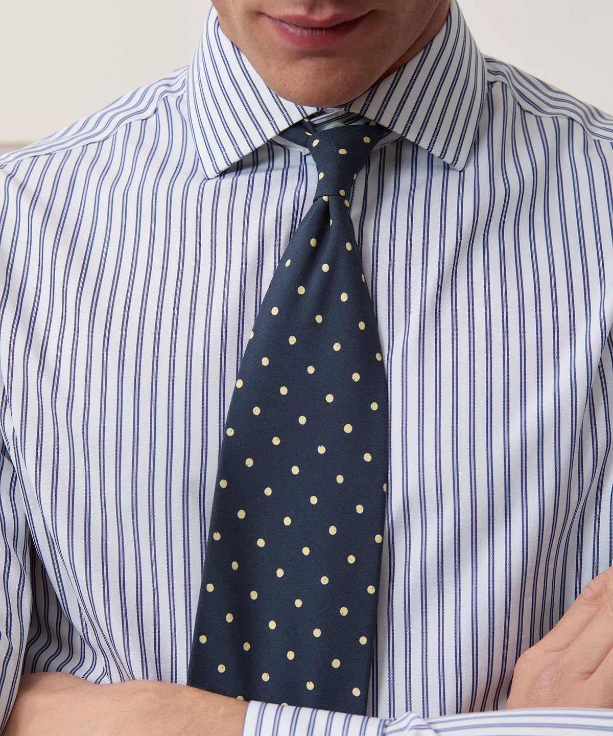 Blue University Stripe
