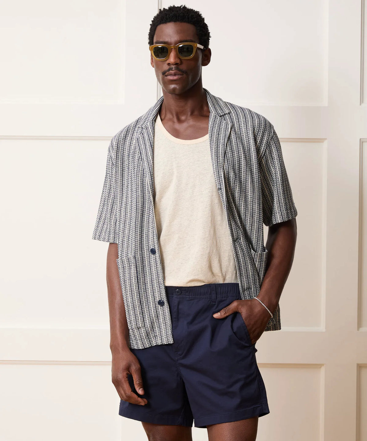 Navy Stripe