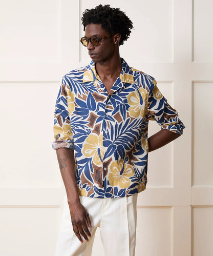 Navy Floral