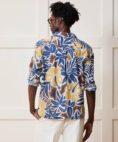 Navy Floral